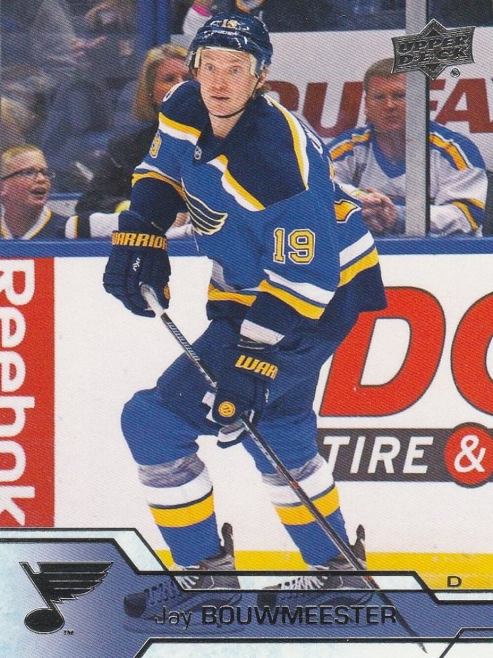 Jay Bouwmeester - 2016/2017 Upper Deck Series 2 Hockey Card